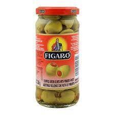 Figaro Stuffed Green Olives With Pimento Paste 200 & 450g