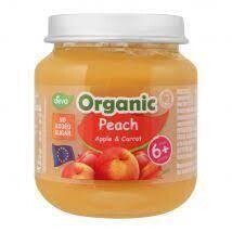 Deva Organic Peach 6+ 120g