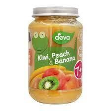 Deva Kiwi, Peach & Banana 7+Months 200g