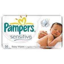 Pampers Sensitive baby Wipes 56s
