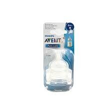 Philips Avent Silicone Teat 6m+ Thick Feed PK2