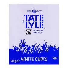 Tate & Lyle Fairtrade White Sugar Cubes 500g