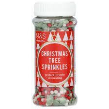 Marks & Spencer Christmas Tree Sprinkles 80g