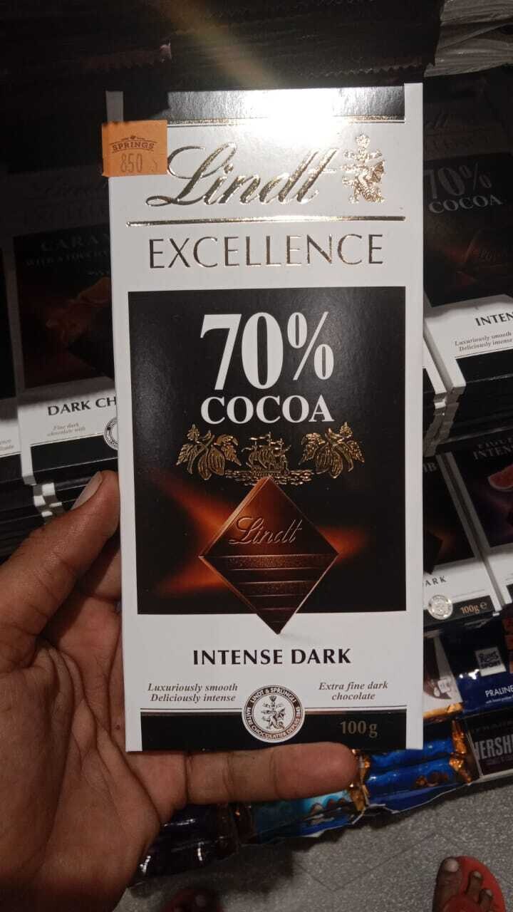 Lindt Excellence 70% Cocoa Intense Dark 100g