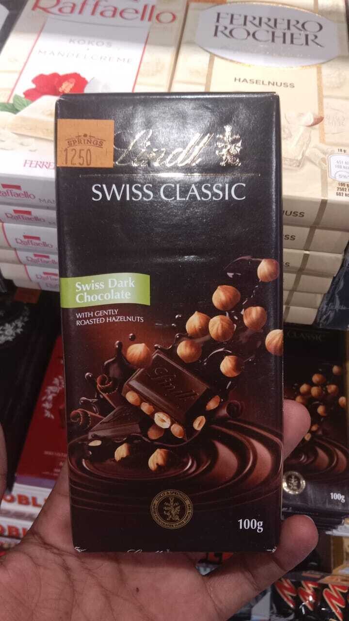 Lindt Classic Dark Chocolate  100g