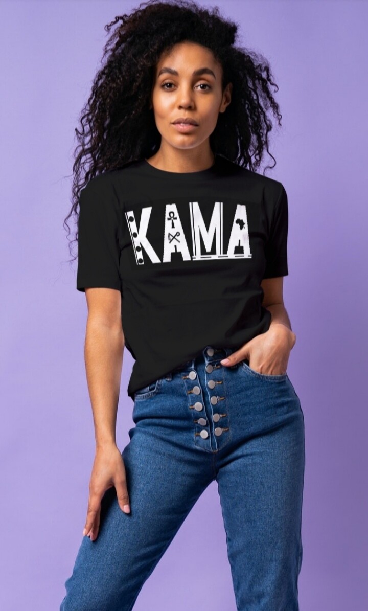 KAMA LOGO V1 BLACK T SHIRT