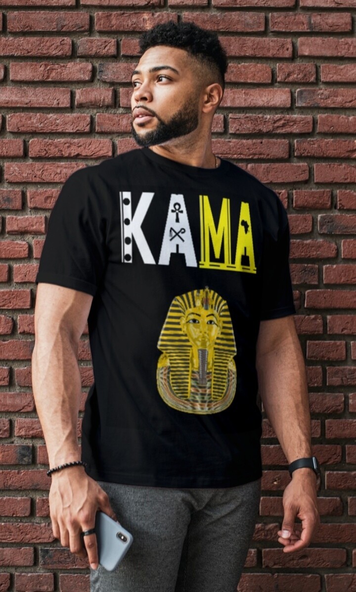 KAMA PHARAOH BLACK T SHIRT