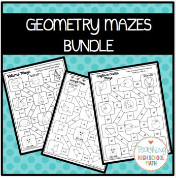 Geometry Mazes Bundle