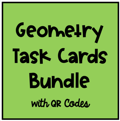 Geometry Task Cards Bundle
