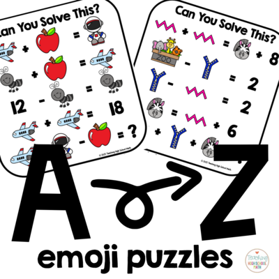 A to Z Emoji Puzzles - Critical Thinking