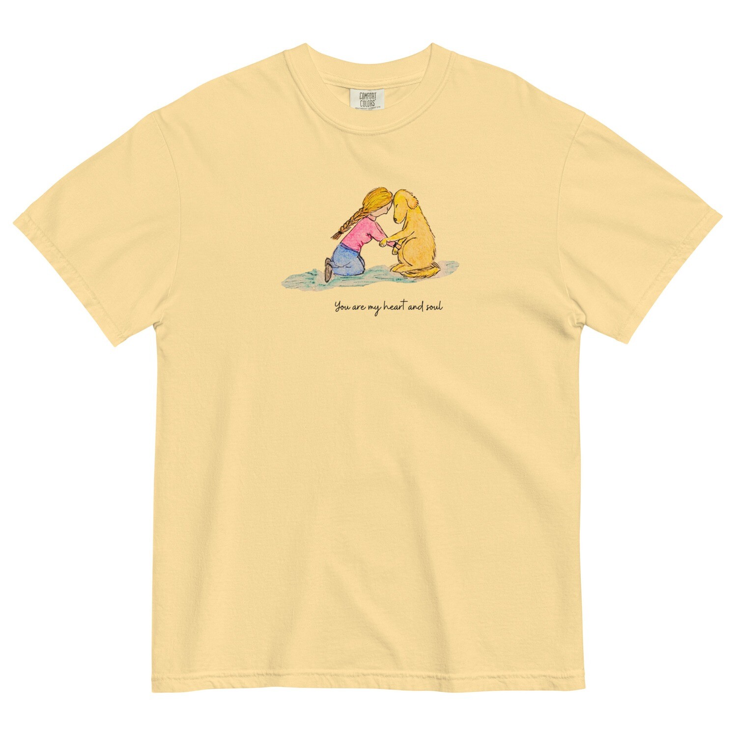 “My Heart and Soul” Unisex garment-dyed heavyweight t-shirt “My Heart and Soul” Unisex garment-dyed heavyweight t-shirt