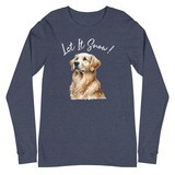 Lt. Golden Let it Snow Lightweight Unisex Long Sleeve