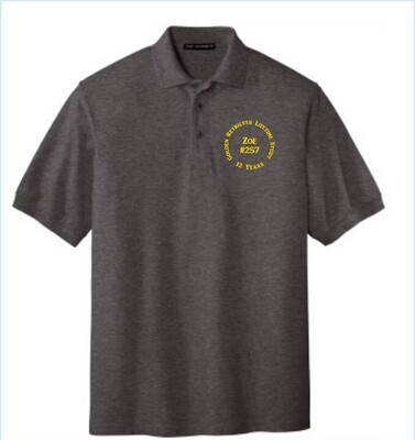 Unisex GRLS Embroidered Short Sleeve Polo Shirt