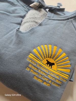 Ladies' California Wave Wash Hoodie Embroidered GRLS Love & Legacy 13 years Ladies' California Wave Wash Hoodie Embroidered GRLS Love & Legacy 13 years