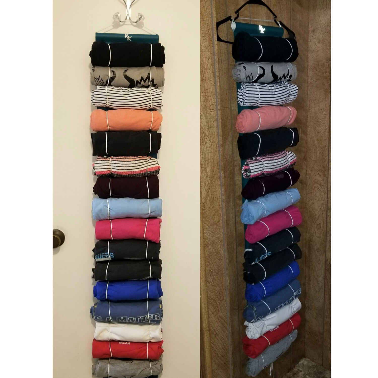 Easy Tshirt and Closet Storage and Organization