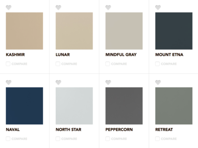 Finishes and Colors