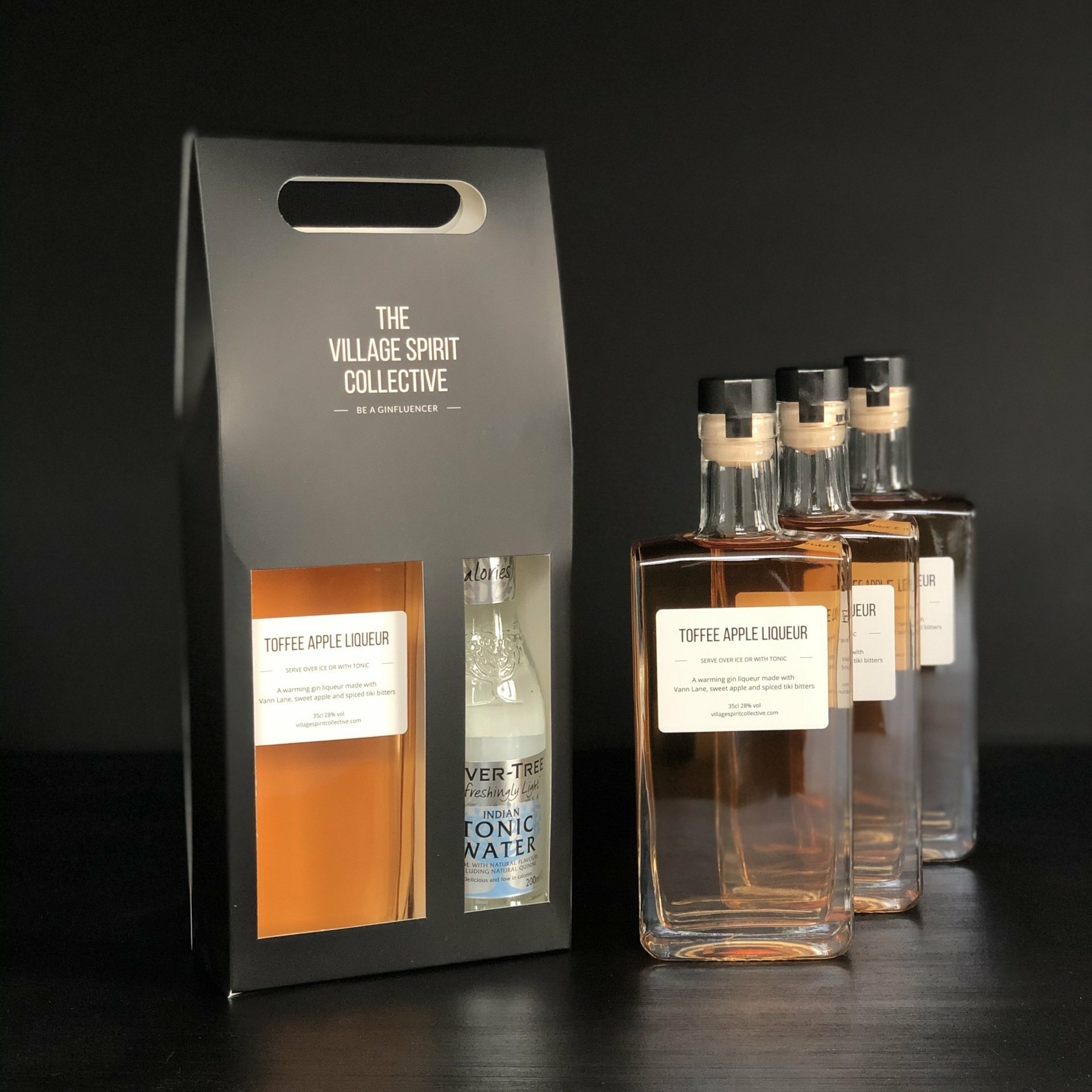 Spiced Toffee Apple Liqueur & Mixer Gift Set (35cl)