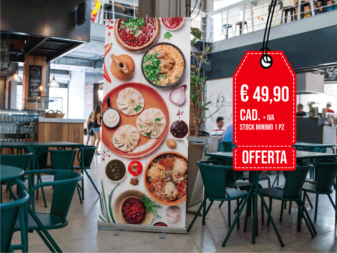 ROLL BANNER PERSONALIZZATO