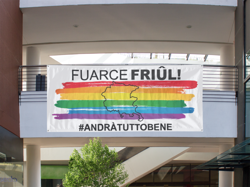 Banner in pvc 100x200cm