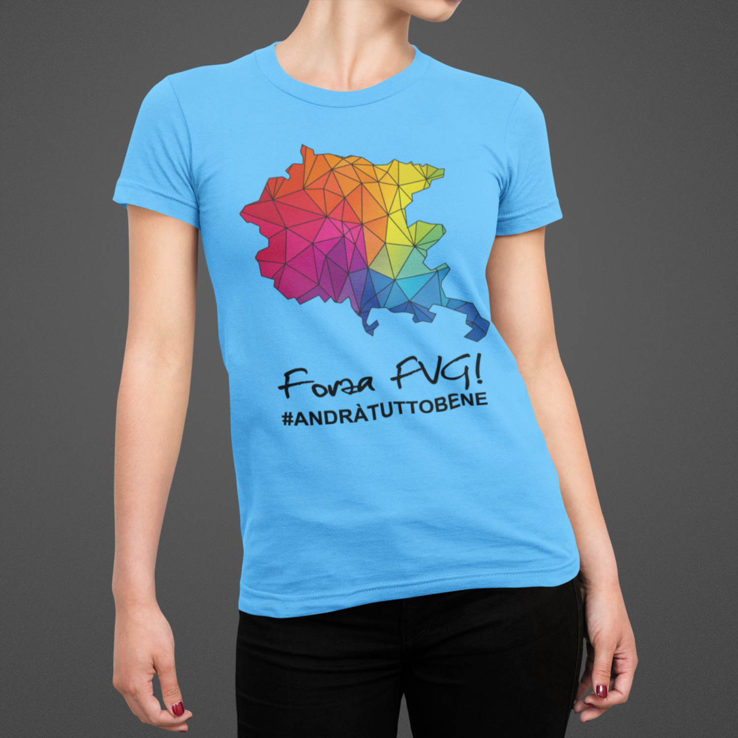 Tshirt Donna Forza FVG ver.1