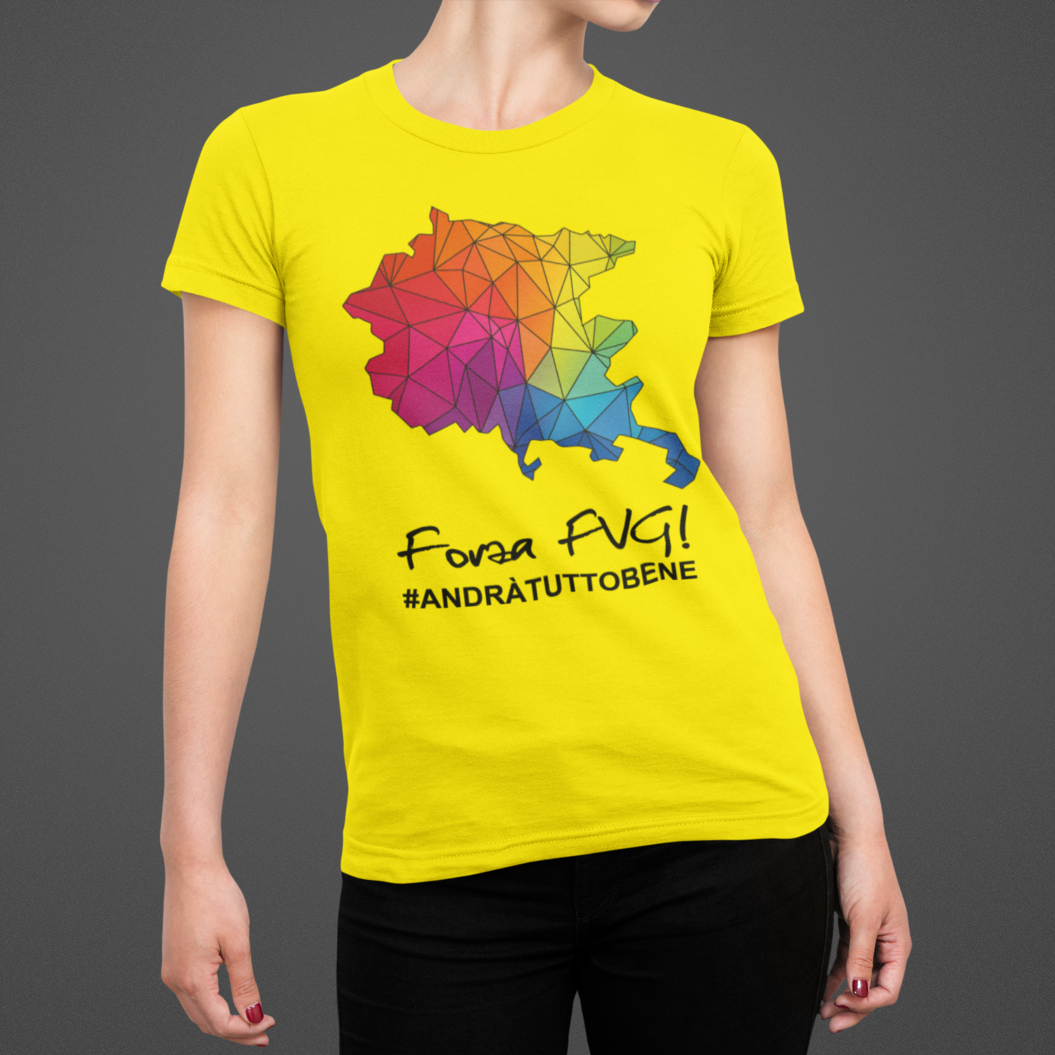 Tshirt Donna Forza FVG ver.1