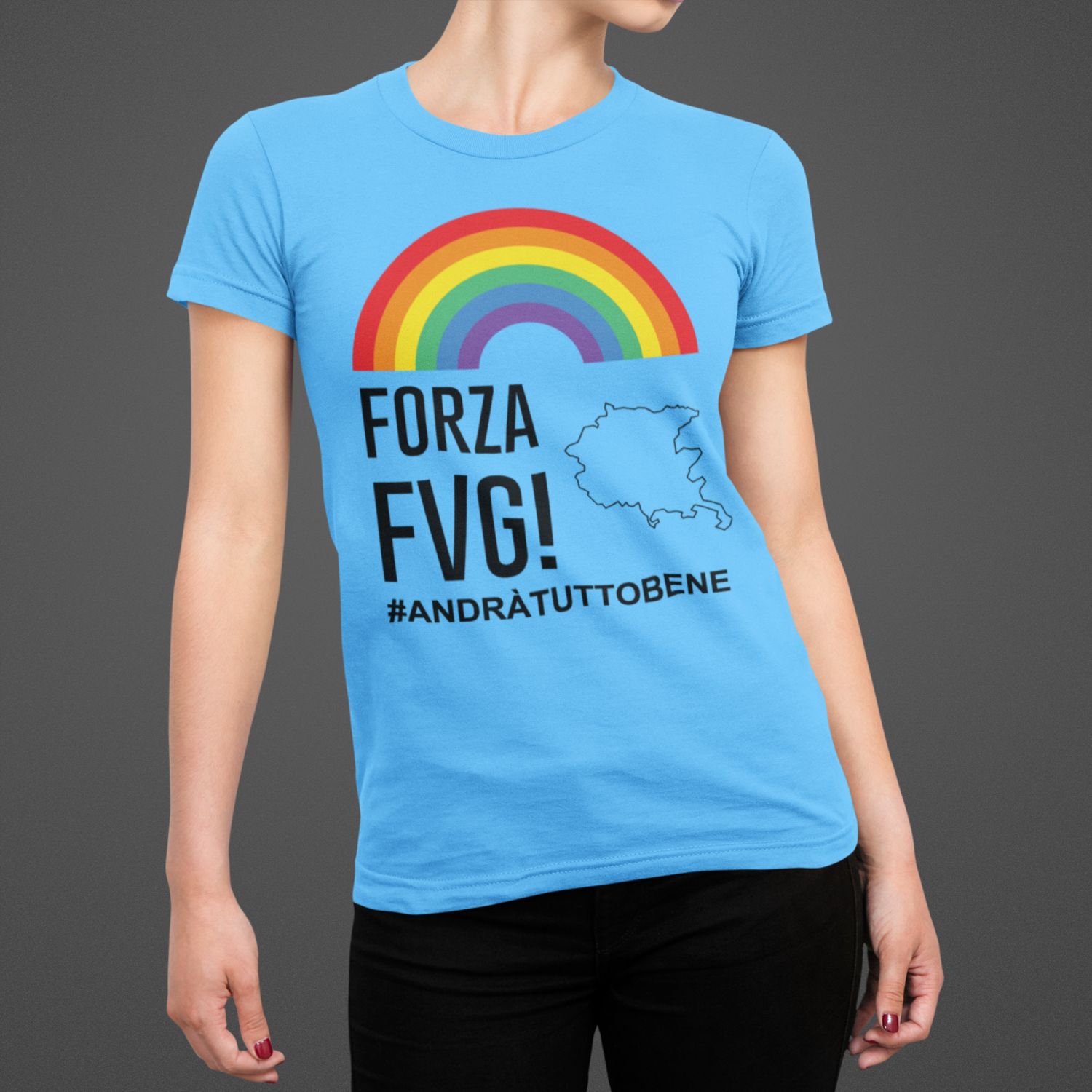 Tshirt Donna Forza FVG ver.3