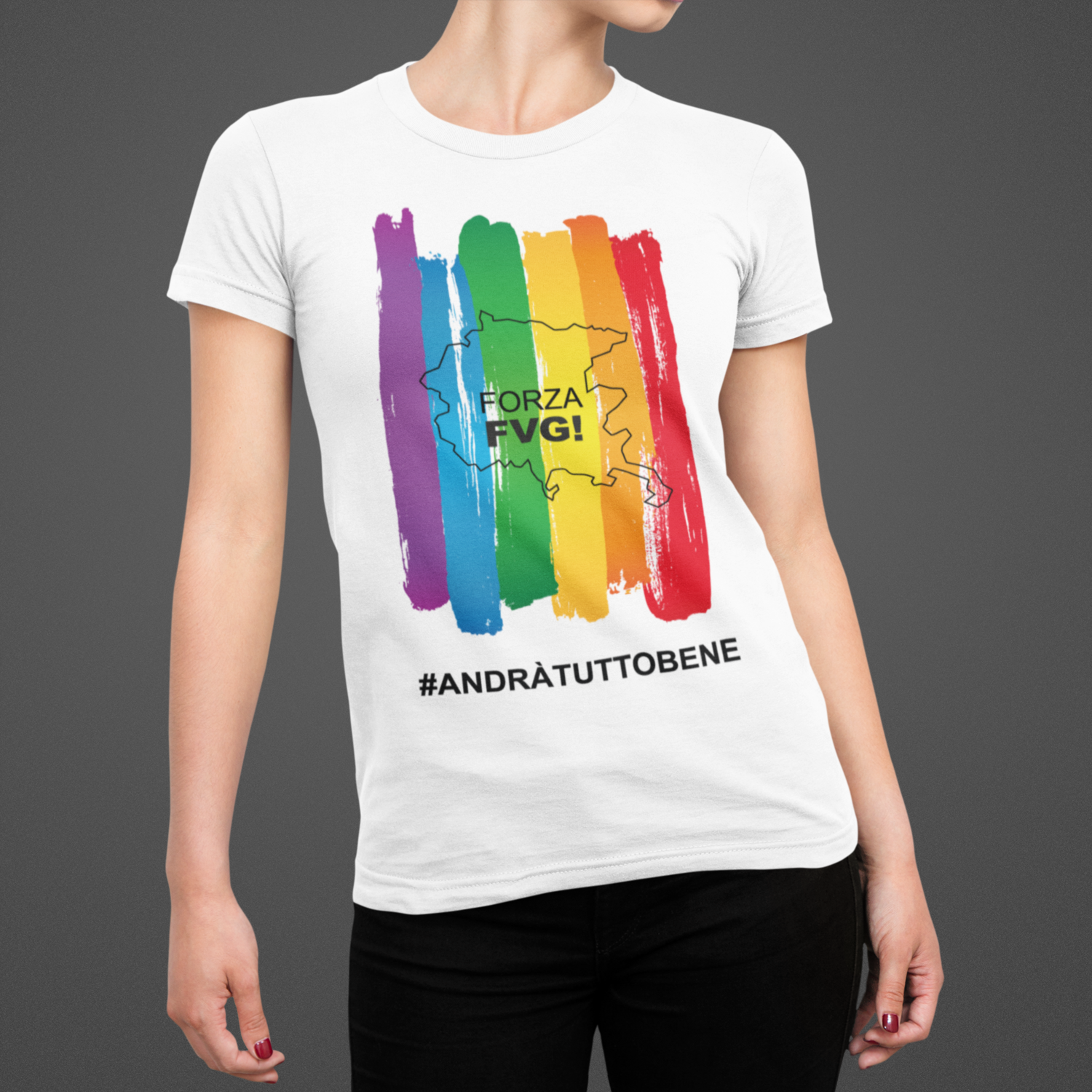 Tshirt Donna Forza FVG ver.2