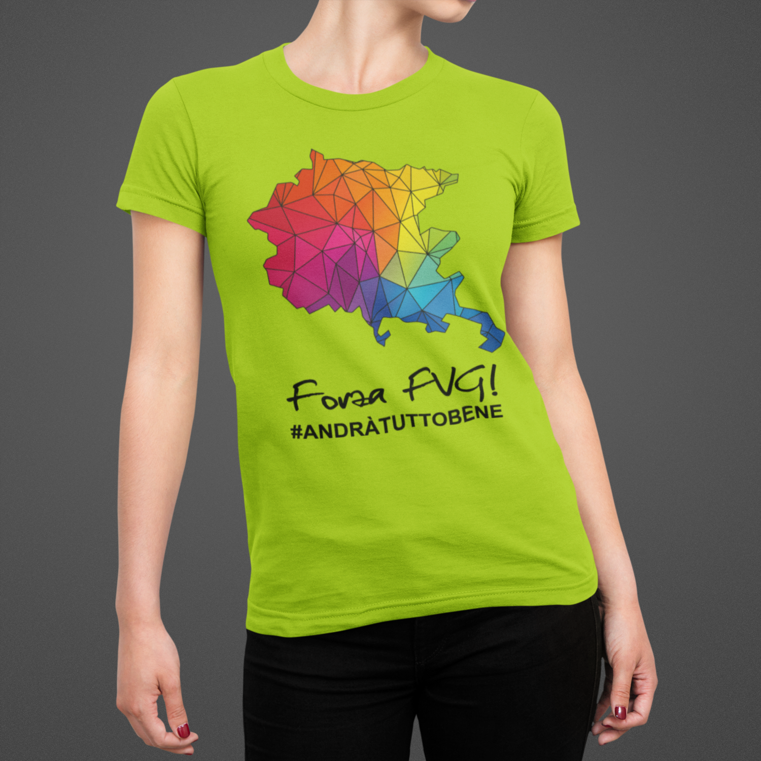 Tshirt Donna Forza FVG ver.1