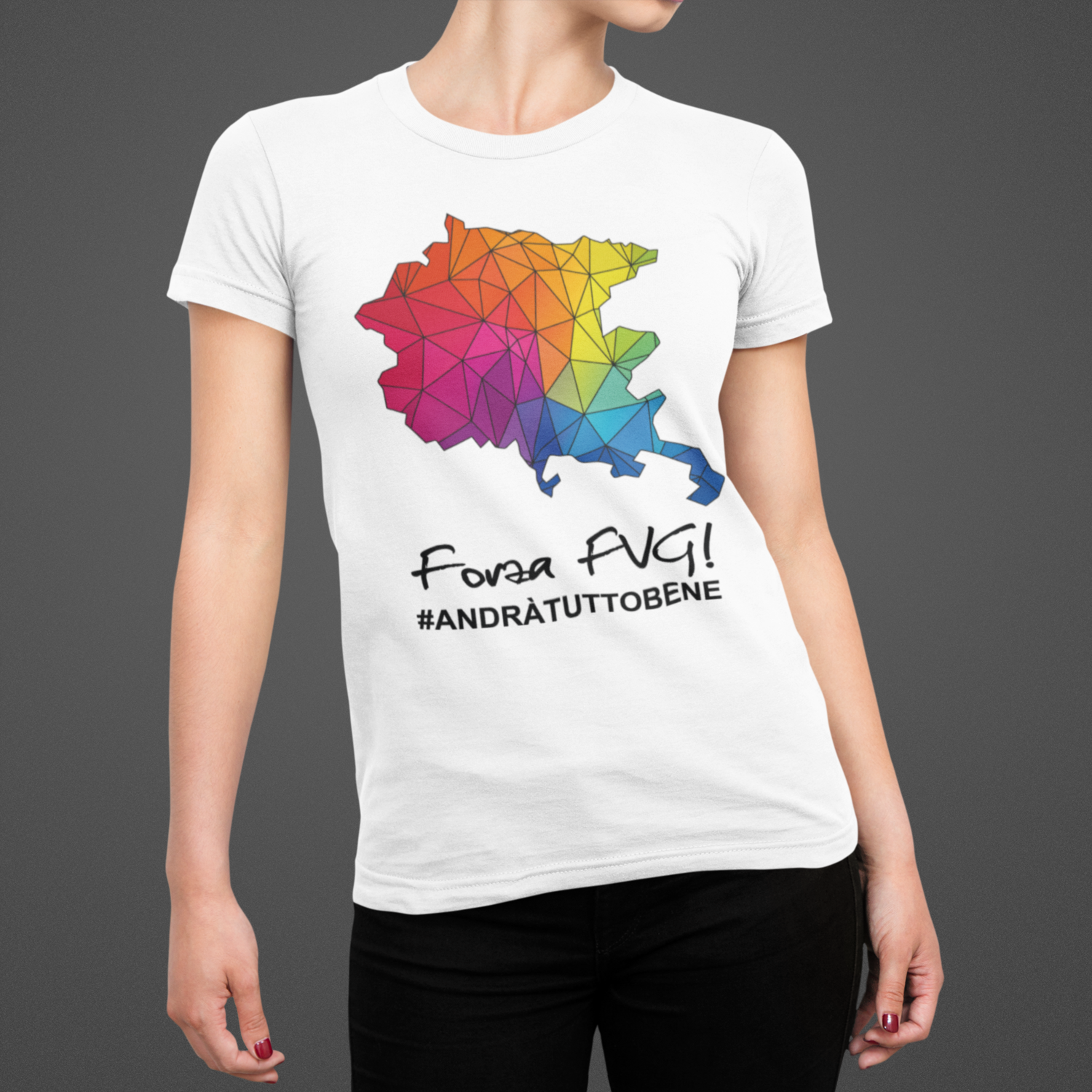 Tshirt Donna Forza FVG ver.1