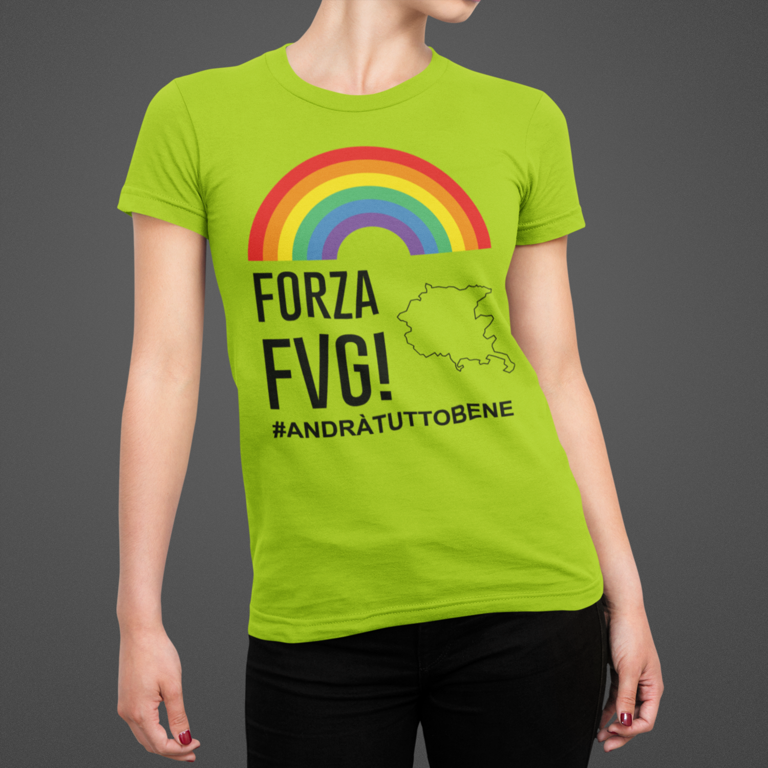 Tshirt Donna Forza FVG ver.3