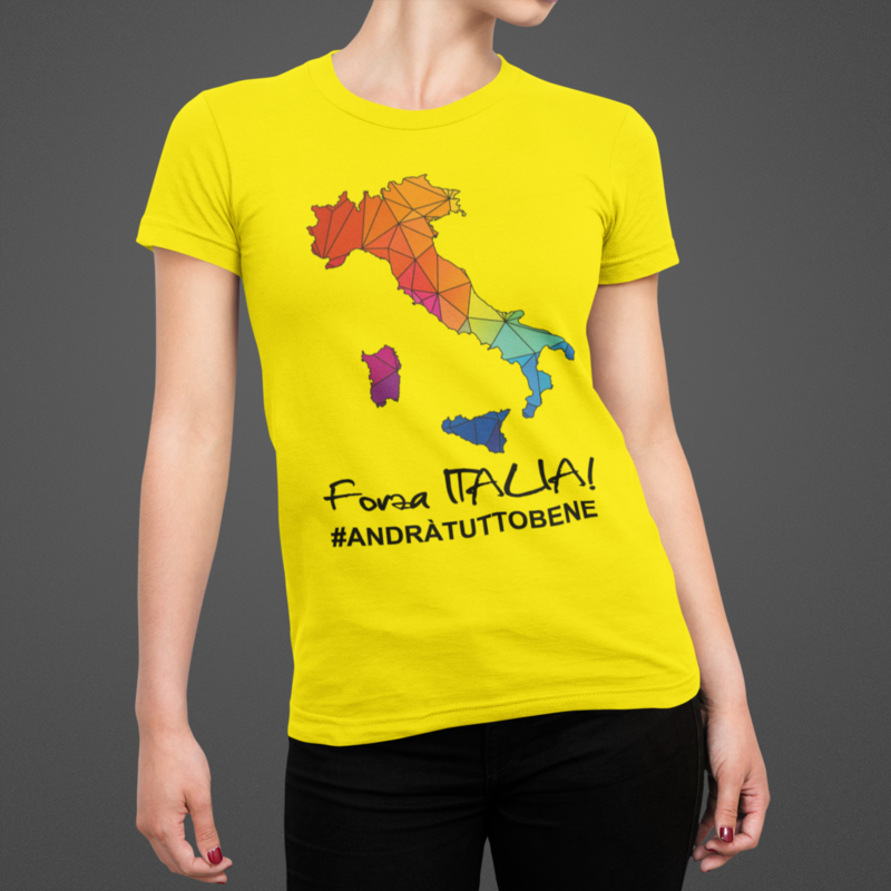 Tshirt Donna Forza Italia ver.2