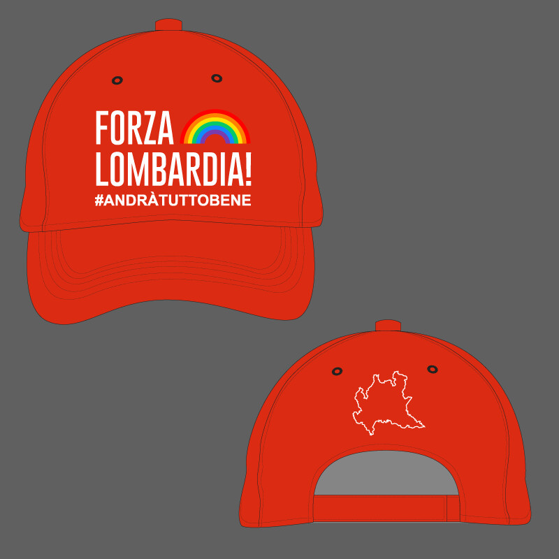 Cappellino Ricamato Forza LOMBARDIA