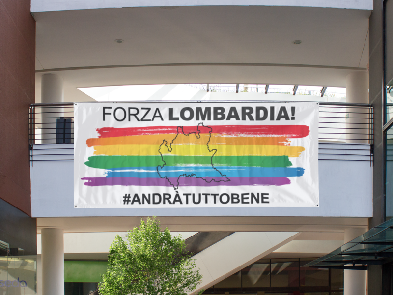 Banner in pvc 100x200cm