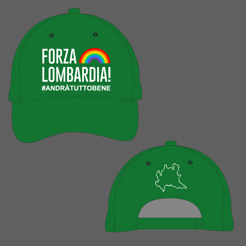 Cappellino Ricamato Forza LOMBARDIA