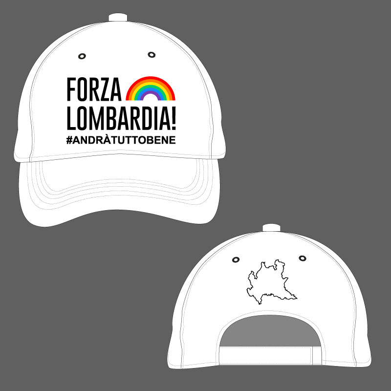 Cappellino Ricamato Forza LOMBARDIA