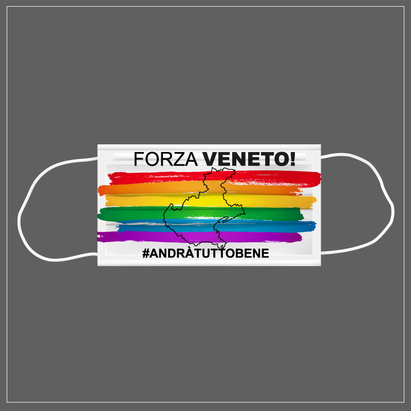 Mascherina Riutilizzabile Lavabile FORZA VENETO