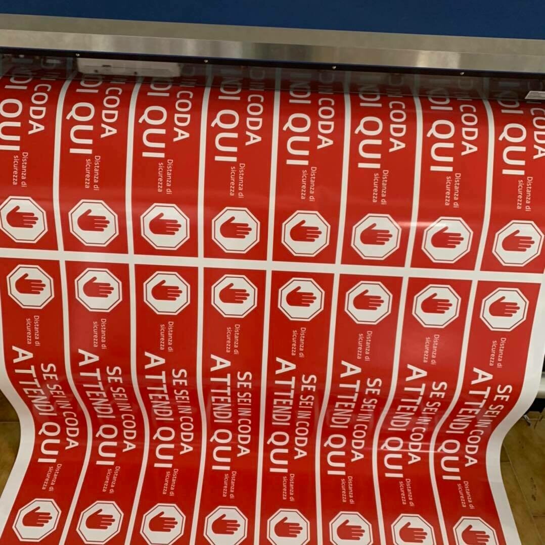2 pz ADESIVI CALPESTABILI PERSONALIZZATI