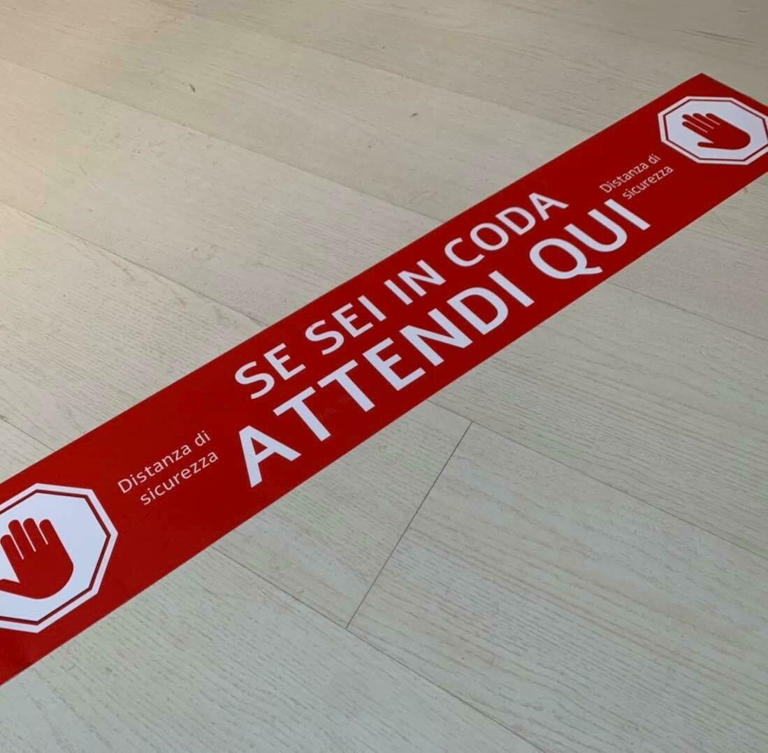 2 pz ADESIVI CALPESTABILI PERSONALIZZATI