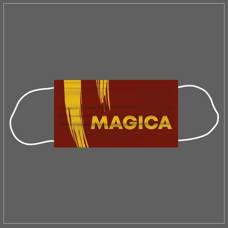 Mascherina Riutilizzabile Lavabile Calcio MAGICA ROMA