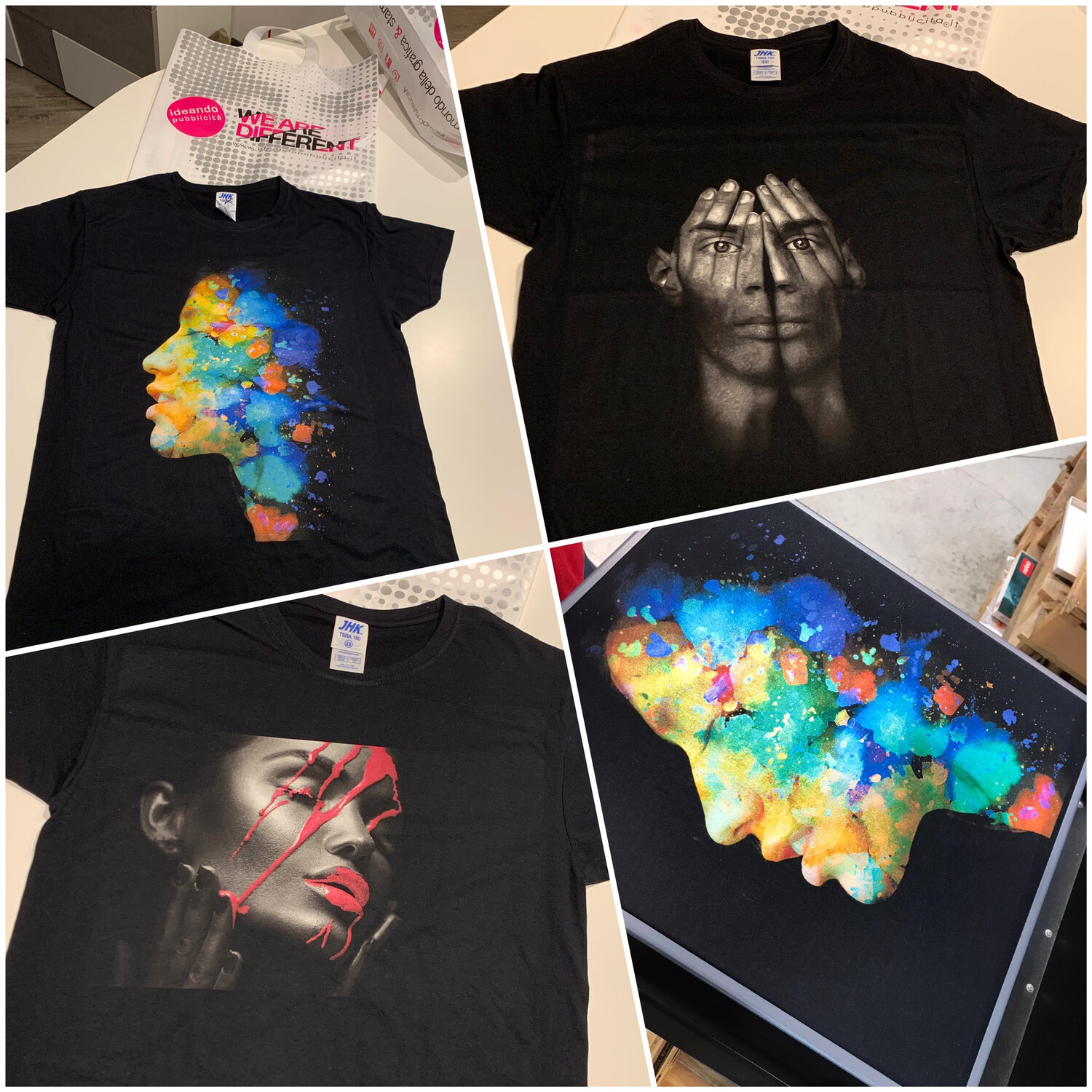 Tshirt Unisex stampata con la tua grafica