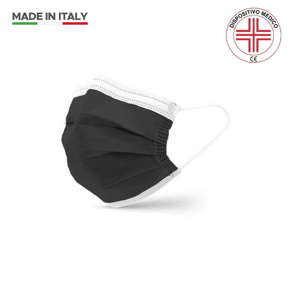 ​Scatola da 50 pz di Mascherina monouso chirurgica 3 strati - Colorata