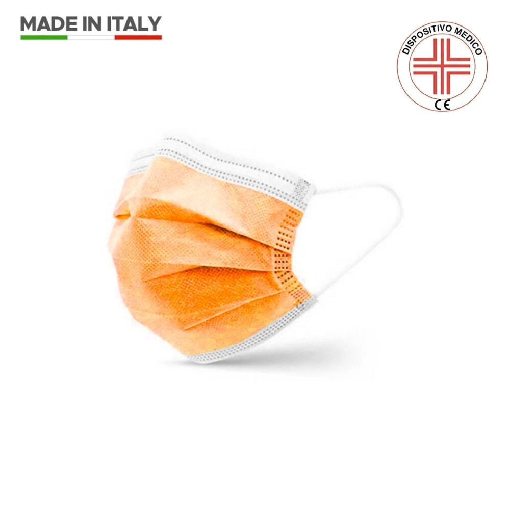 ​Scatola da 50 pz di Mascherina monouso chirurgica 3 strati - Colorata