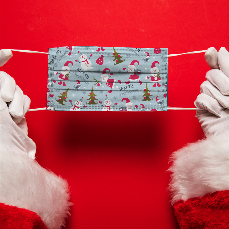 Mascherina Riutilizzabile Lavabile NATALE 10
