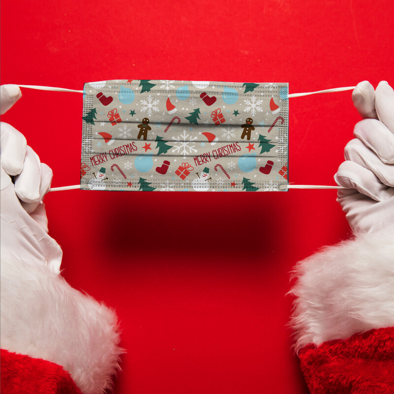 Mascherina Riutilizzabile Lavabile NATALE 09