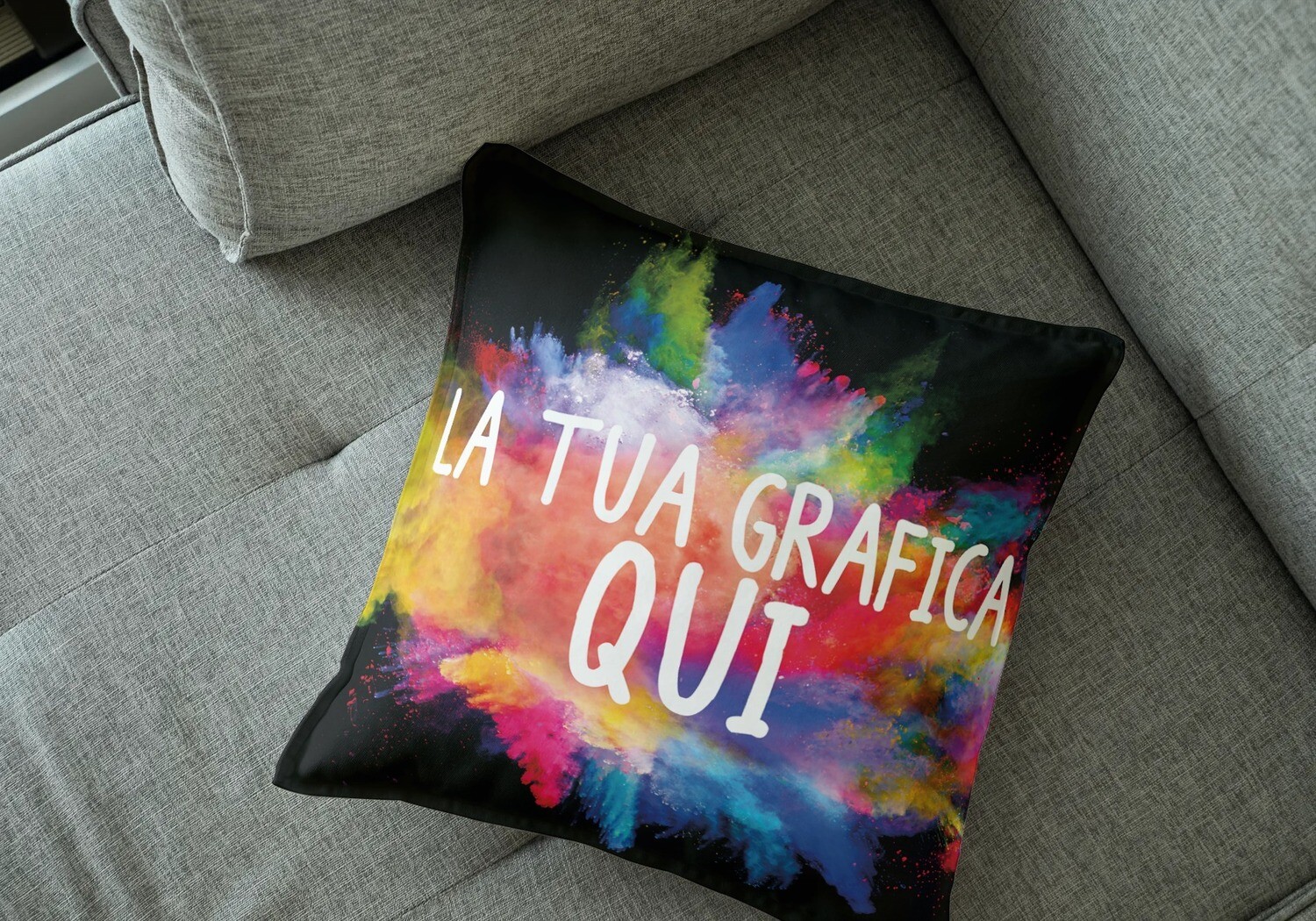 Cuscino 38x38cm personalizzato all over print in Hd