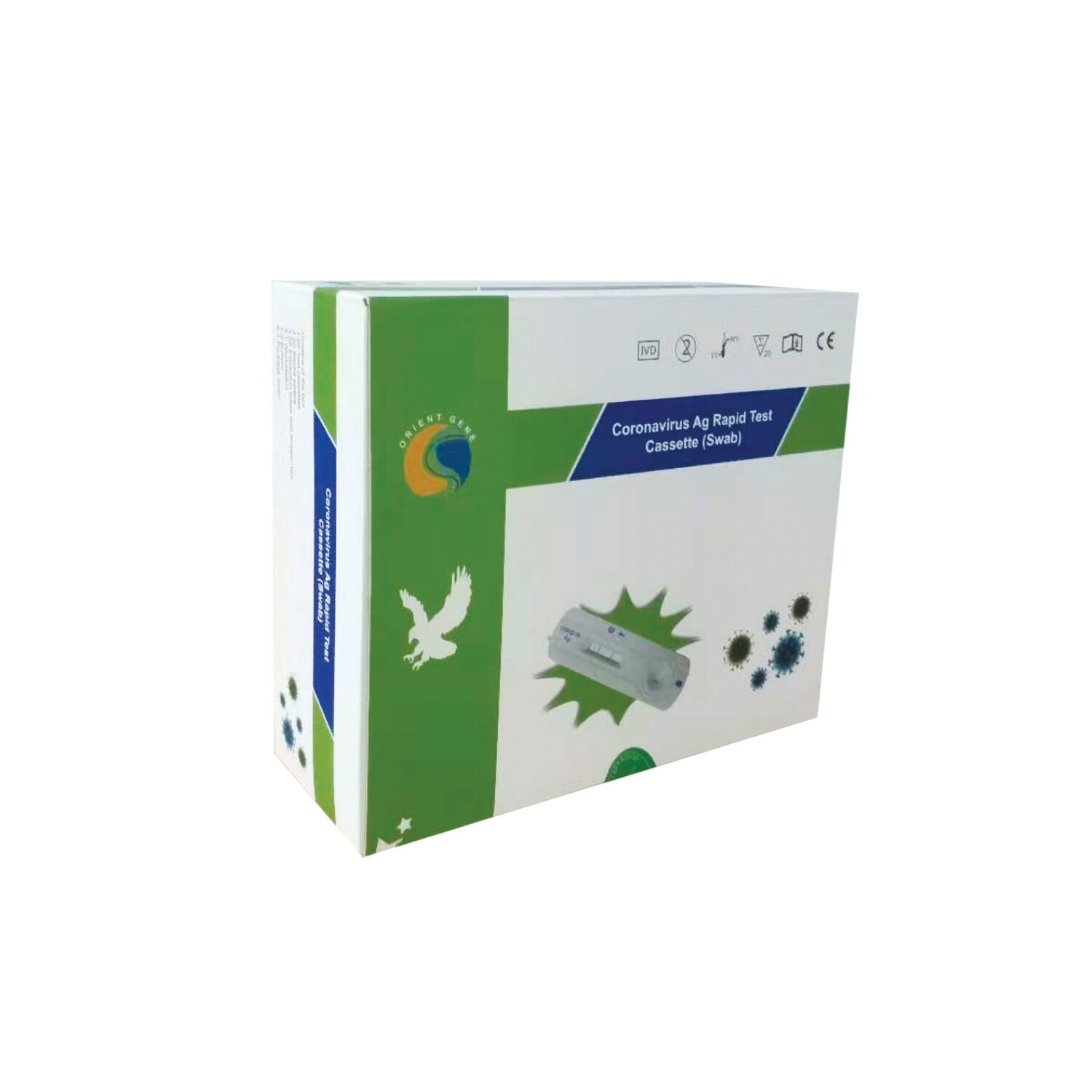 Tampone rapido ORIENT GENE CORONAVIRUS AG RAPID TEST CASSETTE (SWAB) - Confezione 20 pz