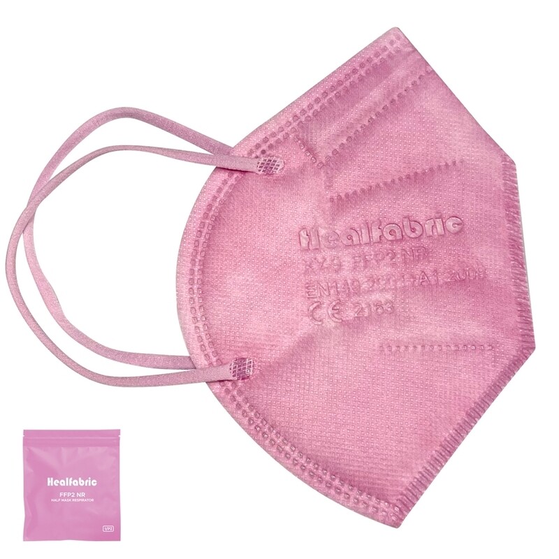 MASCHERINA FFP2 COLORATA ROSA 10 pz