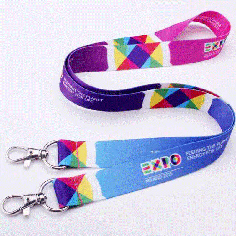 500 pz Collarini Lanyard Personalizzati full color