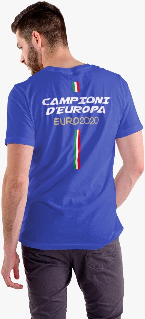 T-SHIRT UNISEX ITALIA CAMPIONI EURO2020 ver.1