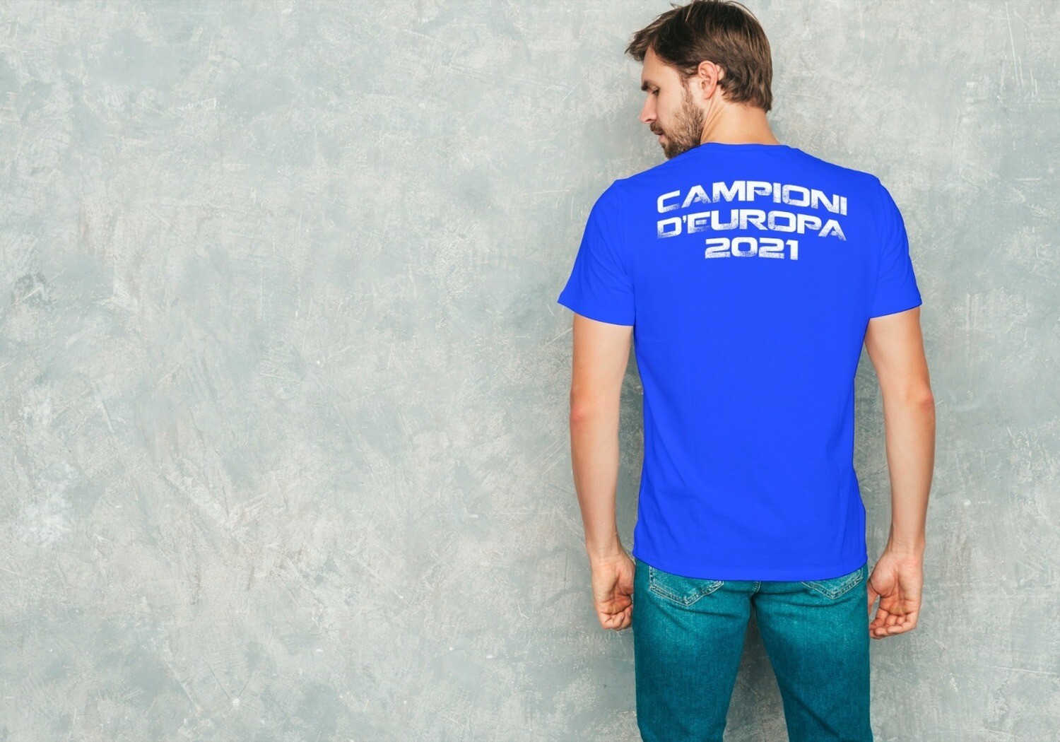 T-SHIRT UNISEX ITALIA CAMPIONI EURO2020 ver.2